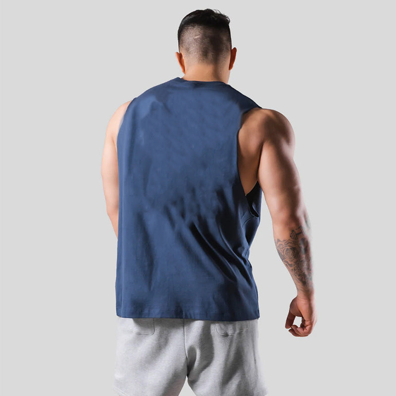 Loose Breathable Training Fitness Sports Sleeveless T-shirt